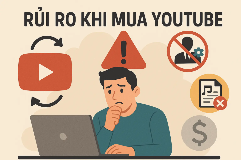 RỦI RO KHI MUA YOUTUBE